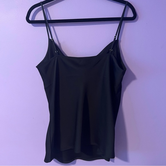 Express Black Satin Cowl Neck Cami - Picture 8 of 10